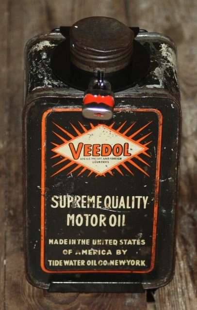 Halter für Öldose VEEDOL / jawa puch indian harley dkw mobiloil shell aeroshell