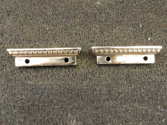 Pair Of Repo Ncr 313 End Caps, Red Brass , Free Shipping # 2056