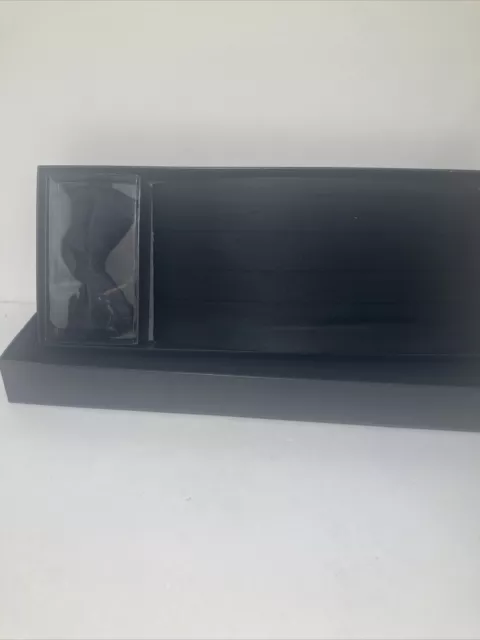 Bow Tie And Cummerbund Set. 100% Silk. Black