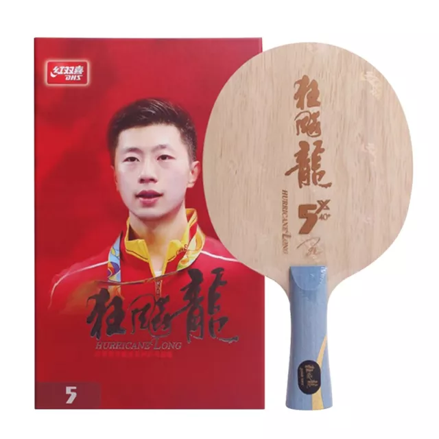 DHS Hurricane Long 5X Ping Pong Table Tennis Blade 5+2 Ply Arylate-Carbon Fiber