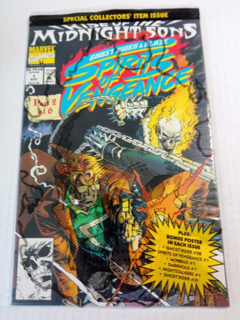 Ghost Rider and Blaze Spirits of Vengeance #1 1992 Marvel Comics Sealed