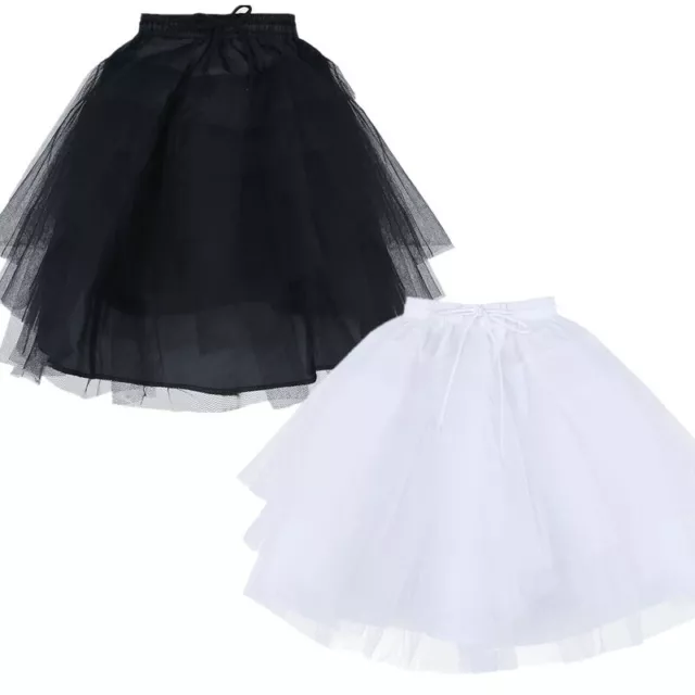 Fille Jupon Années 50 Vintage Petticoat Crinoline Tutu Jupons pour Robe de Fête 3
