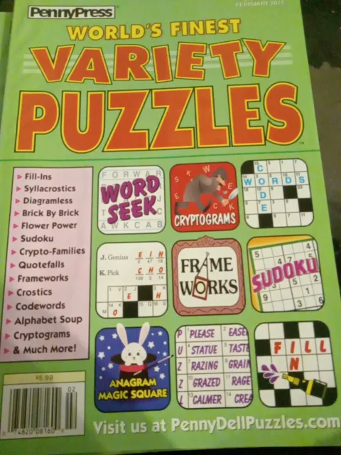 World's Finest Variety Puzzles