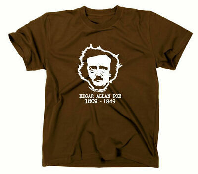 Edgar Allan Poe T-Shirt Scrittore Orrore Classici Fanshirt Ventilatore Rab