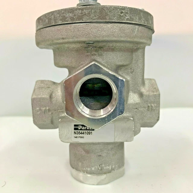 Parker N35441091 3-Way 1/2" NPT Air-Pilot Pneumatic Valve