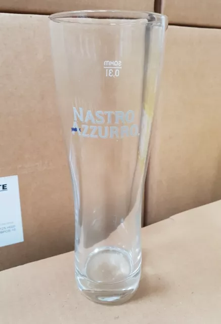 6 Bicchieri Birra Nastro Azzurro 0.3L