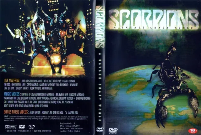 Scorpions: A Savage Crazy World (Live in Berlin 1991)  [DVD ] 2