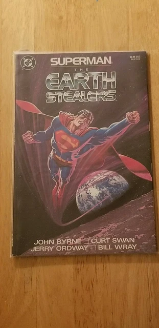 Superman: Earth Stealers- Graphic Novel By John Byrne Dc Tpb