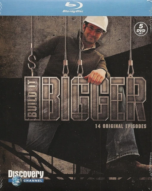 DISCOVERY CHANNEL BUILD It Bigger Blu-ray 5 Disc Season 1 Collection £7 ...