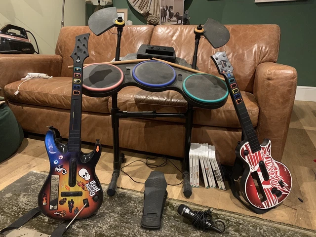 Wii guitar hero set deals