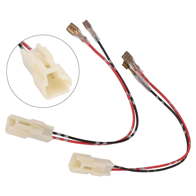 Connecteur Prise Faisceau Haut-parleur Porte Arrière Pour Peugeot 207 (2007 Et +) - Occasion, Couleur Noir