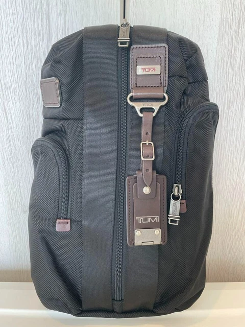 TUMI Alpha Bravo Monterey Sling Shoulder Bag 22318HKH Ballistic nylon Black Used
