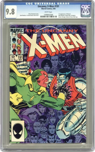 Uncanny X-Men # 191 Cgc 9.8 1985 1099002006