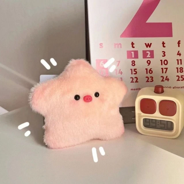Borsa con ciondolo peluche Cartoni animati Star Pig ciondoli fibbia stella portachiavi ragazza