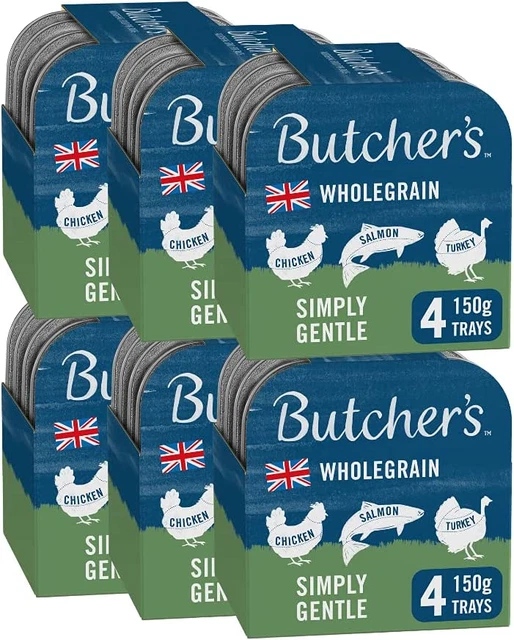 Butcher's Simply Gentle Dog Food Trays Variety pack, 24 x 150g