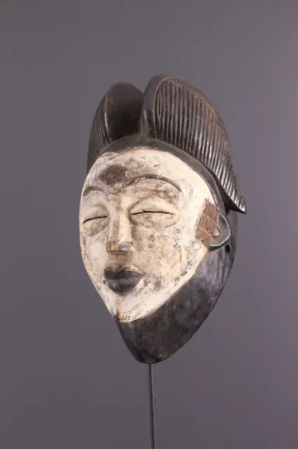 Masque Punu AFRICAN ART AFRICAIN ANCIEN TRIBAL PREMIER PRIMITIF no reserve