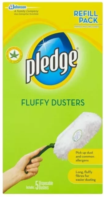 Pledge Fluffy Dusters Refills (5 per pack) Multiple Pack Sizes Available