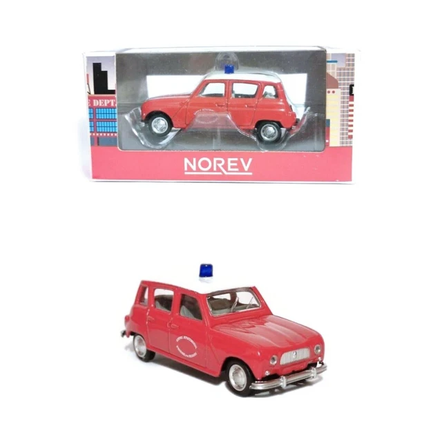 Miniature Norev Renault Clio III Sapeurs-Pompiers 2007 - Échelle 1:60, Occasion