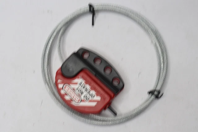 Master Lock Adjustable Lockout Tagout Steel Cable S806