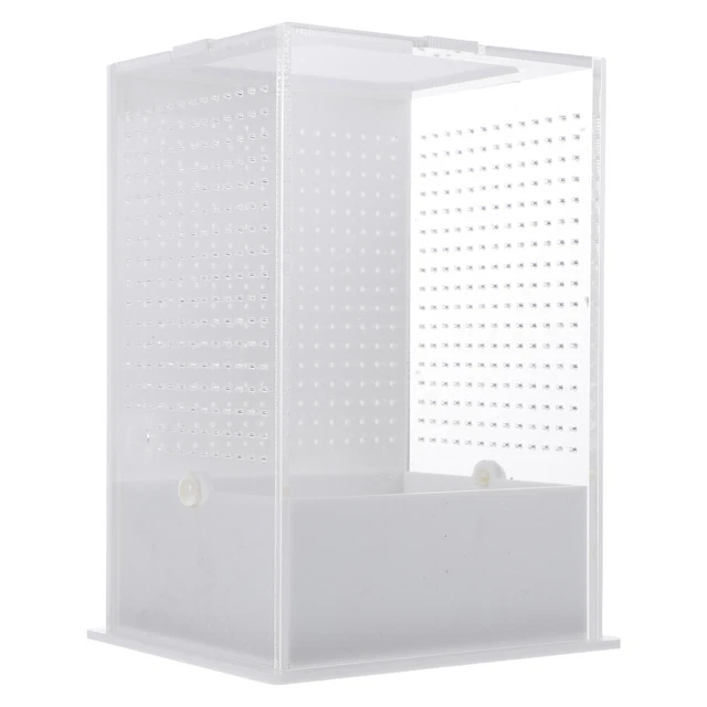 1pc Acrylic Case Mini Carrier For Amphibians Fish Breeding Box Reptile Breeding