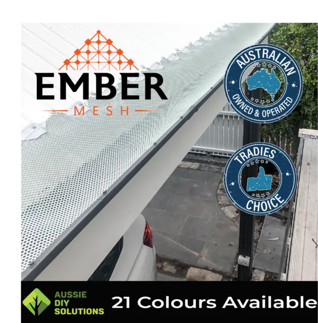 10m Ember Guard Kit for CORRUGATED ROOF with BAL 29 Ratings (1.9mm Aperture)