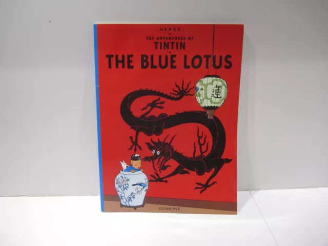 Tintin BD Le lotus Bleu, en anglais