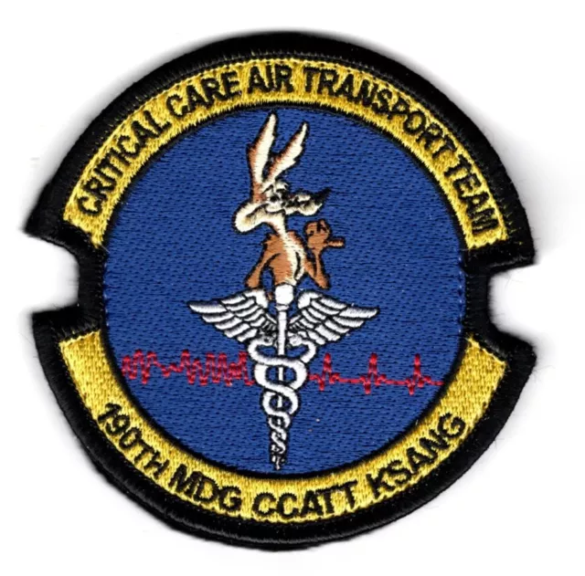 Usaf Patch Air Force 190 Medical Gp Critical Air Transport Team W/Velkro