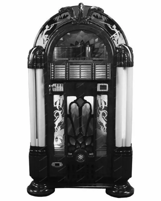 Wurlitzer Jukebox Model 950 8" -10"  B&W Photo Reprint