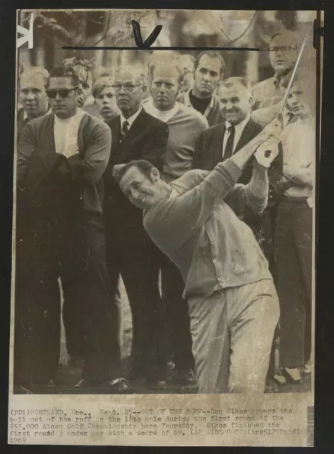 Original Dan Sikes Golf Pga Vintage Photo Golfer San Francisco Examiner