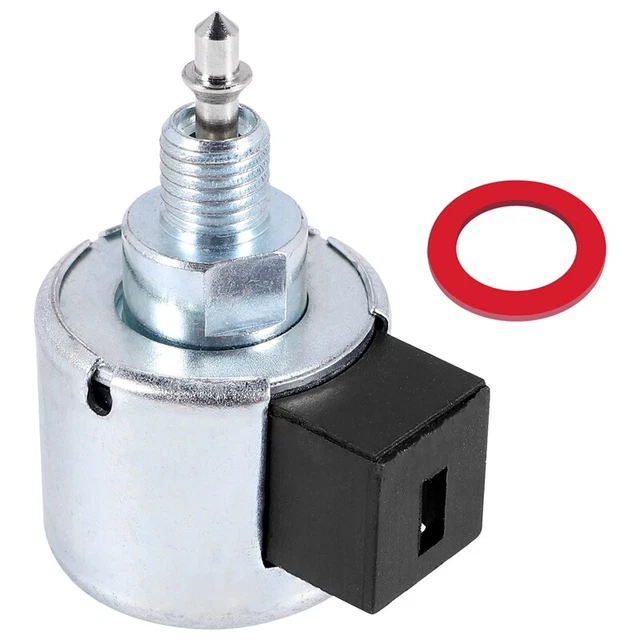 Électrovanne D’Arrêt Carburant 716111 Argent – Compatible Moteurs Vanguard 4, 5.5 Et 9 HP