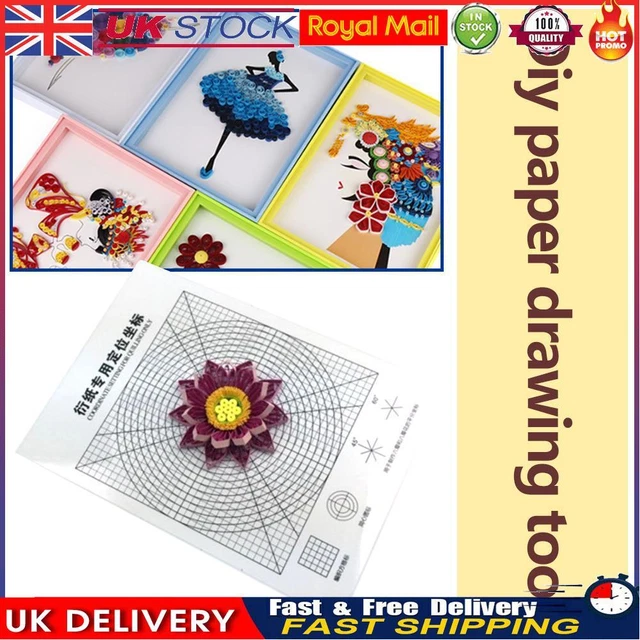 Release Drawing Locating Paper Craft Quilled Setting for DIY Paper Handmade Tool
