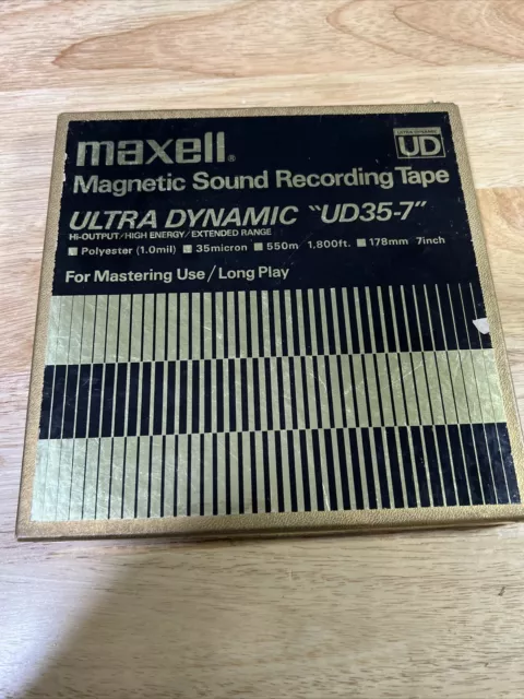 MAXWELL ULTRA-DYNAMIC 50-60 SOUND RECORDING TAPE HIGH OUTPUT/EXTENDED RANGE  1200 