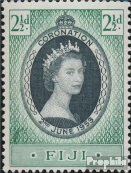 fiji-Islands 122 (complete issue) unmounted mint / never hinged 1953 Coronation