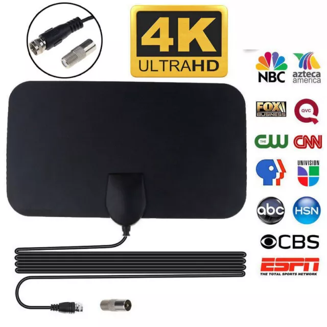 Signal TV Indoor 1080P Aerial HD Antenna 4K UK Digital Amplified 1800Miles