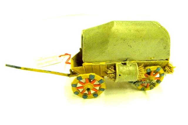 Antikes Blechspielzeug PLANWAGEN TinToy Western Militär Zinnfiguren Sammler RAR