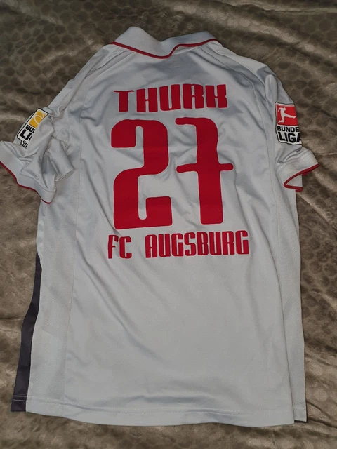 original do you football Trikot Spielertrikot FC Augsburg Thurk 27 matchworn 007