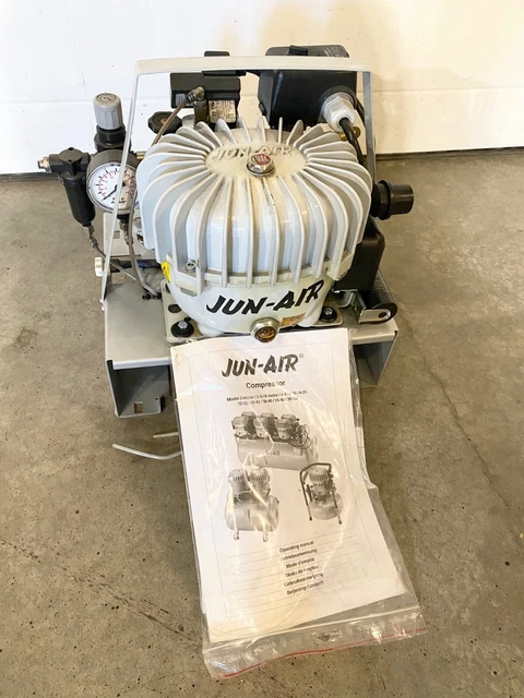 JUN-AIR MINOR AIR COMPRESSOR LABORATORY PUMP -- See Photos!