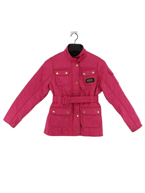 Barbour Women's Coat S Pink 100% Polyamide Overcoat