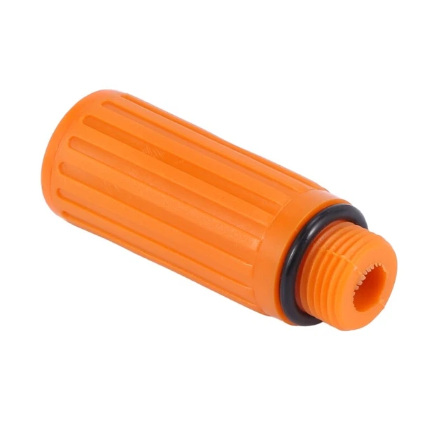 16MM MALE THREAD Dia Plastic Oil Plug for Air Compressor Orange