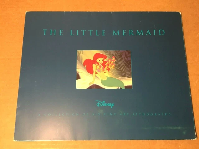 Little Mermaid Lithograph Portfolio (1999) 6 Disney Lithos RARE Under Sea Ariel Little Mermaid Lithograph Portfolio (1999) 6 Disney Lithos RARE Under Sea Ariel