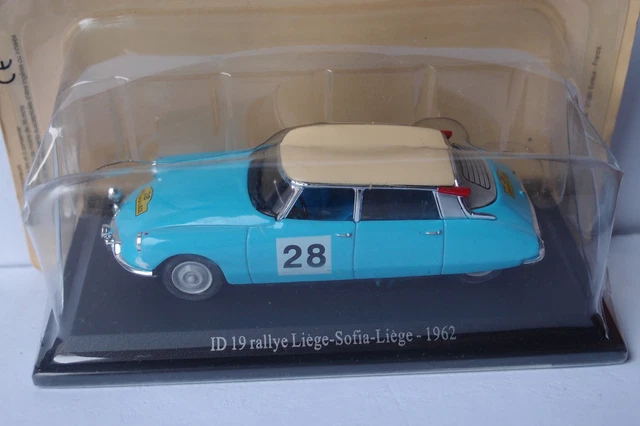 Atlas Citroen Id 19 Rallye Liege Sofia Liege 1962 1/43