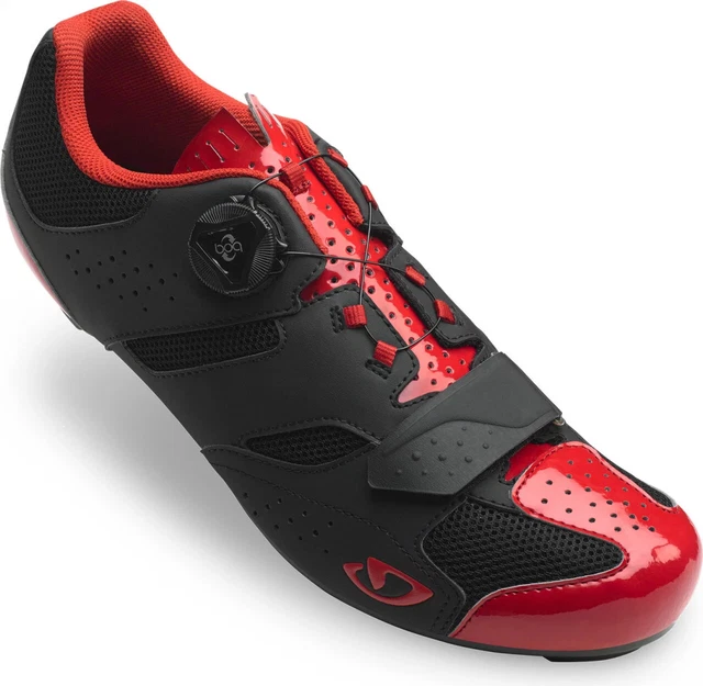 GIRO Savix Cycling Rennrad Schuhe Boa System schwarz- rot-matt-glanz SPD-SL NEU