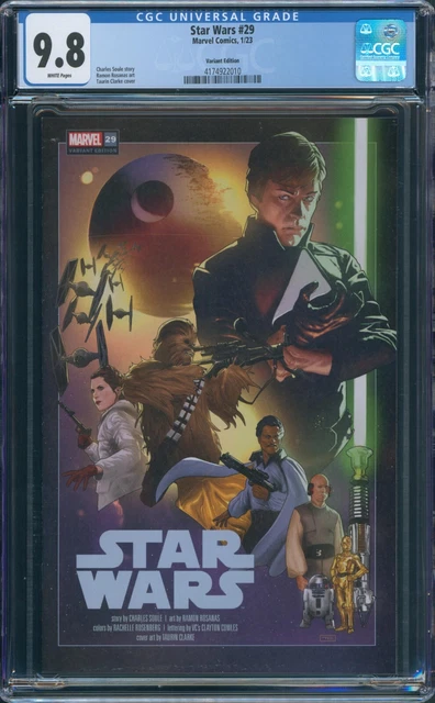 Star Wars #29 CGC 9.8 Clarke Revelations Variant Marvel 2022 Luke Skywalker