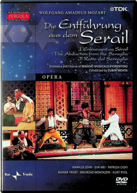 Mozart: Die Entfuhrung Aus Dem Serail -DVD -Zubin Mehta (Markus John, Eva Mei)