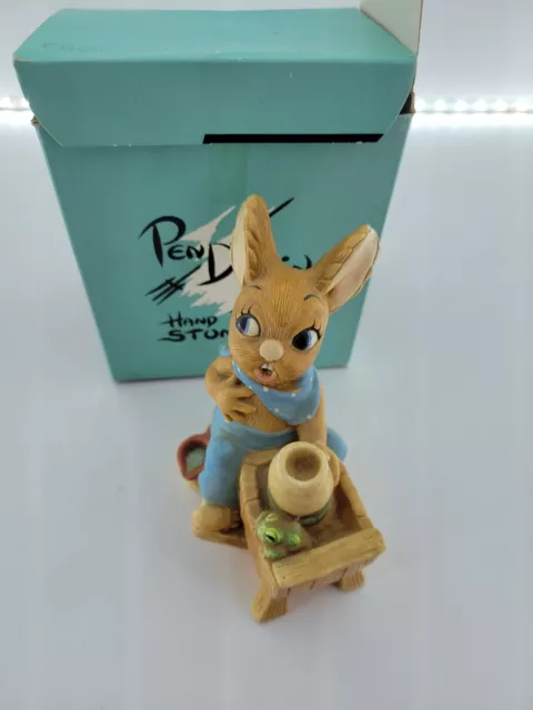 Pendelfin Bunny Rabbit Crocker Figurine, Made in England