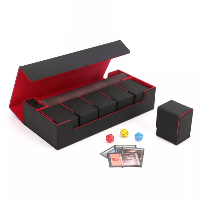 Card Deck Storage Box Durable Sturdy Carrying Trading MTG Cards Organizer Case