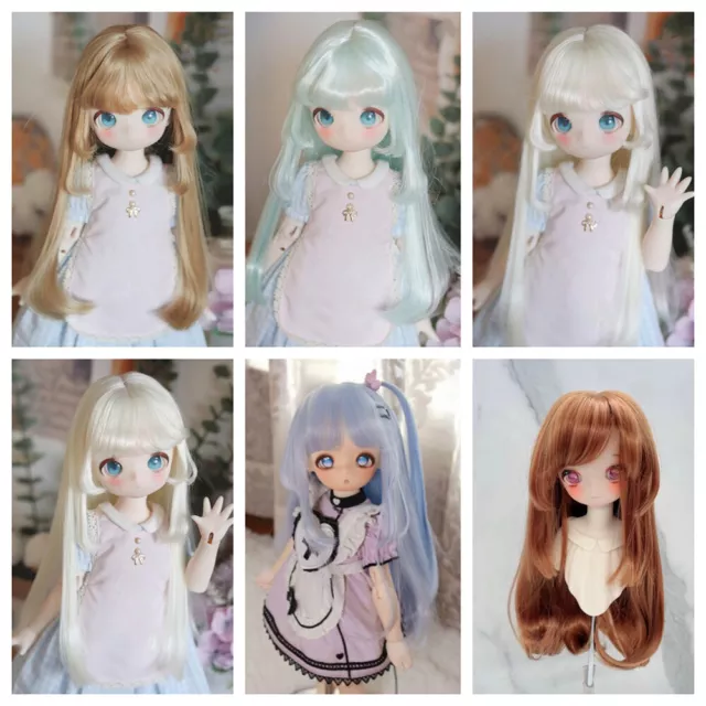 Dolls Wigs Soft Finished Accessories suitable for 1/3 1/4 1/6 BJD Doll DIY Toys