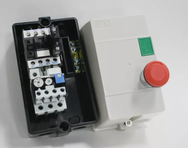 1HP 120V 1PH NHD Enclosed Motor Starter START E-STOP 17-21A Overload 110VAC Coil