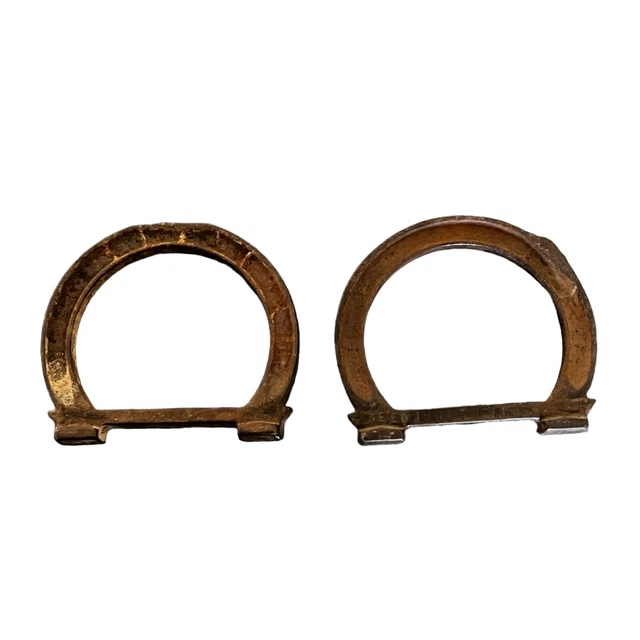 One Pair of Original 1871 Cast Iron Victorian Bed Rail Hooks