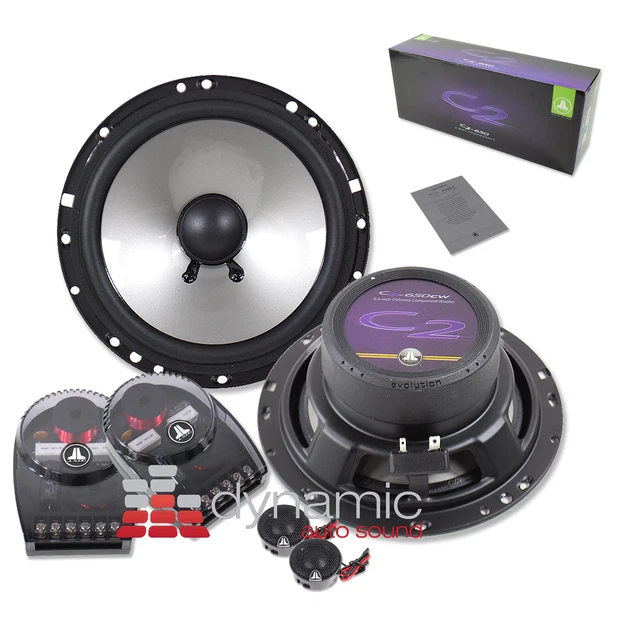 JL Audio C2-650 C2 Series 6-1/2" 2-Way Component Car Audio Speakers Comp NEW